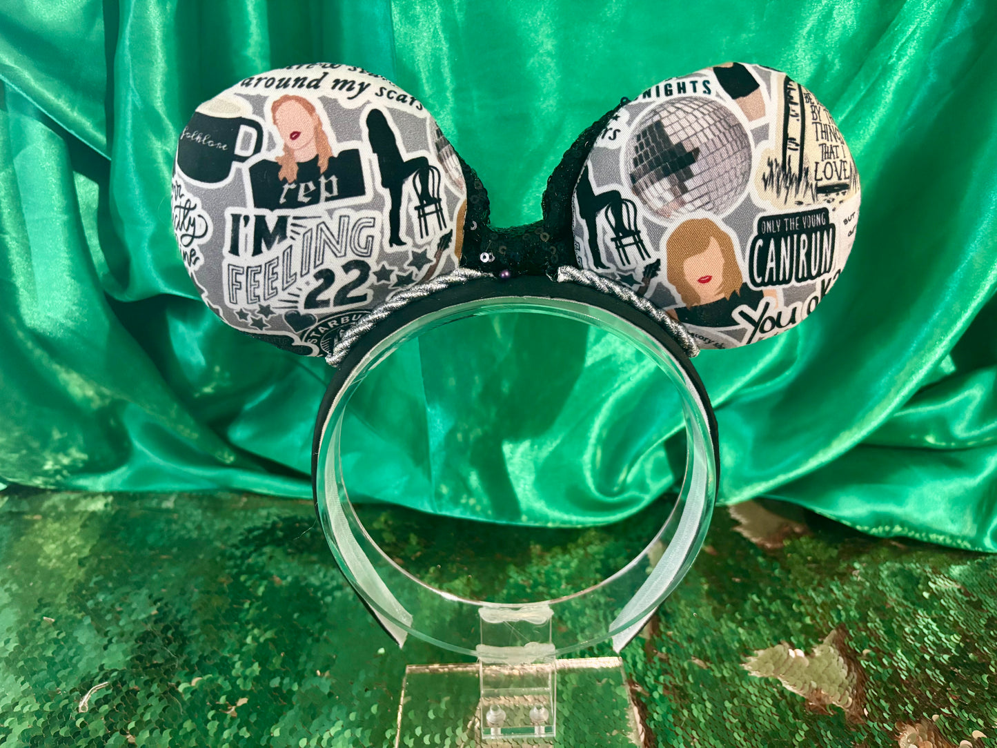 Black and White TS Mouse Ears