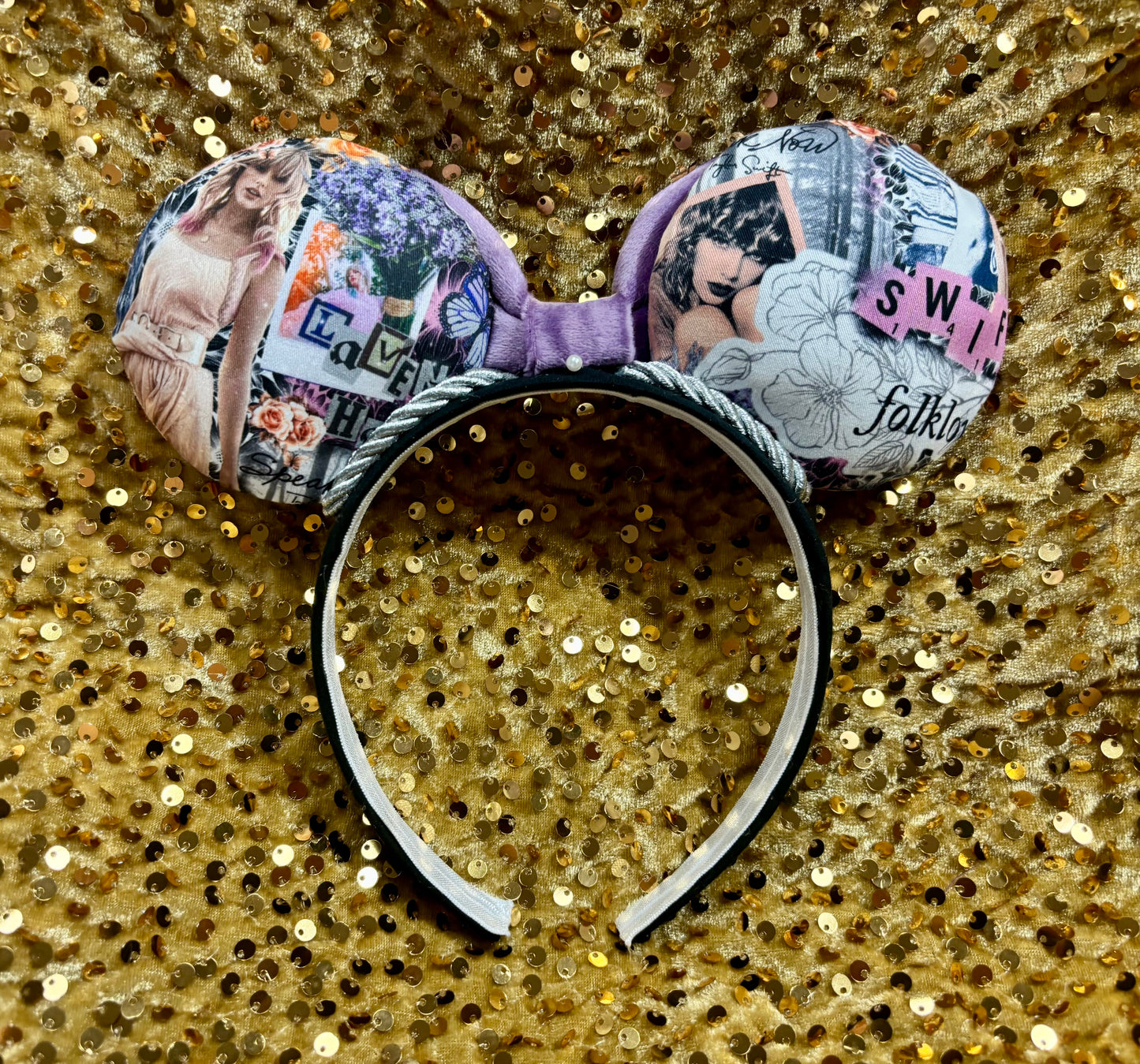 Lavender Haze Mouse Ears Headband | Taylor Swift Inspired Swiftie Disney Ears | Ready to Ship