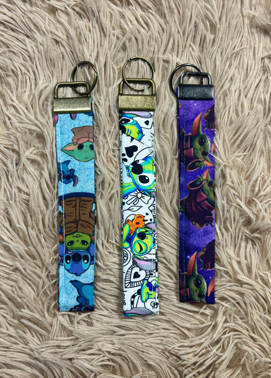 Little Buddies 3 pack Keychain Wristlet Bundle