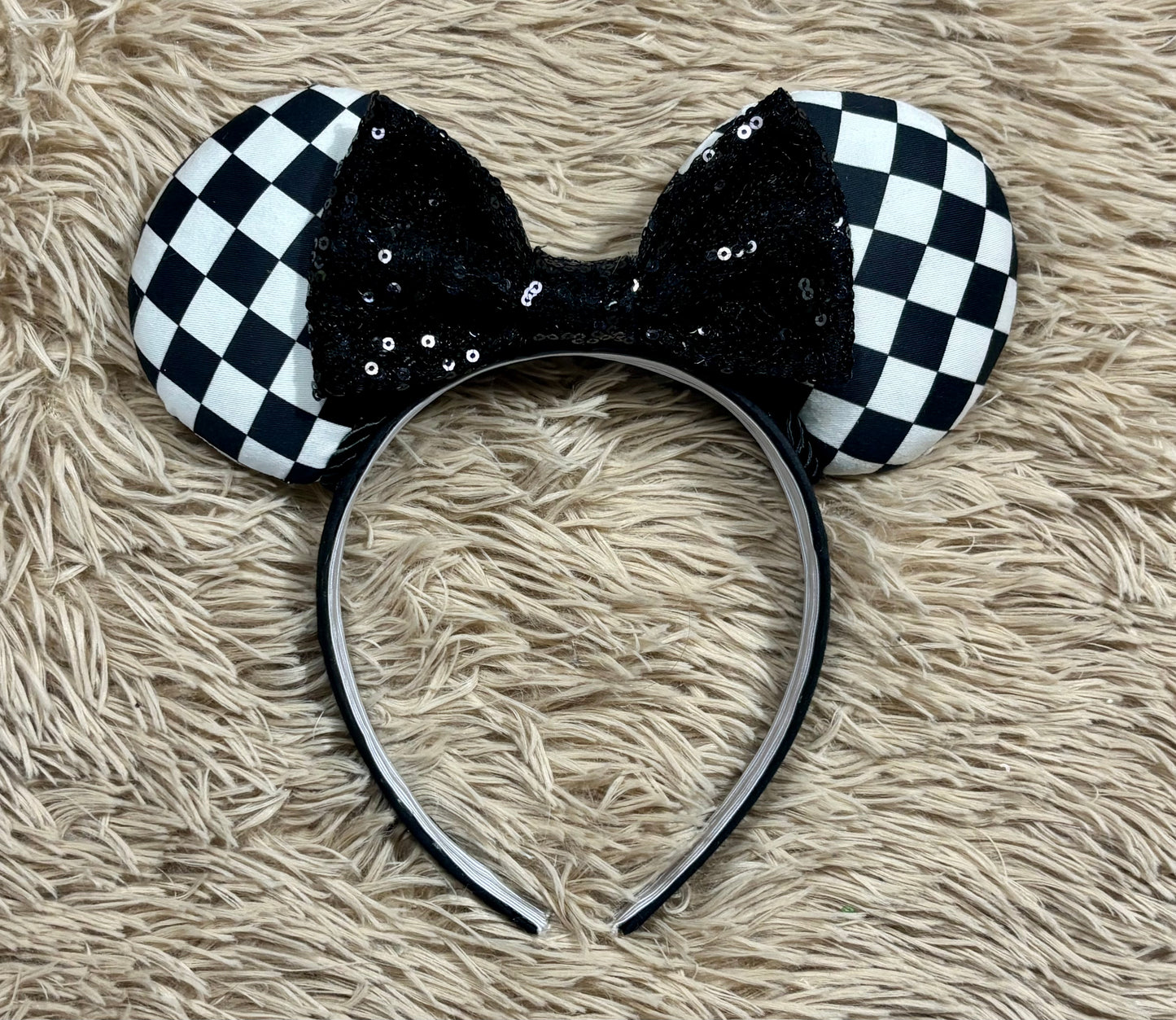 Checkered Ear Headband