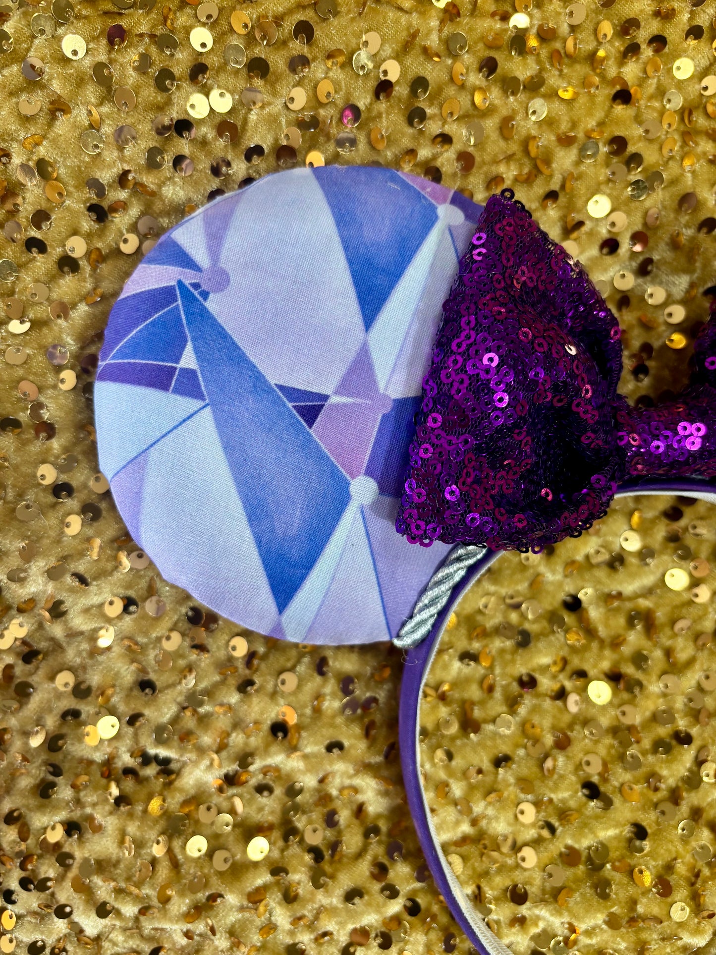 Purple Wall Mouse Ears