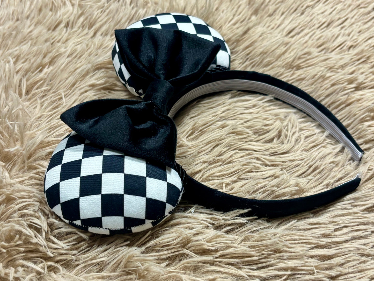 Checkered Ear Headband