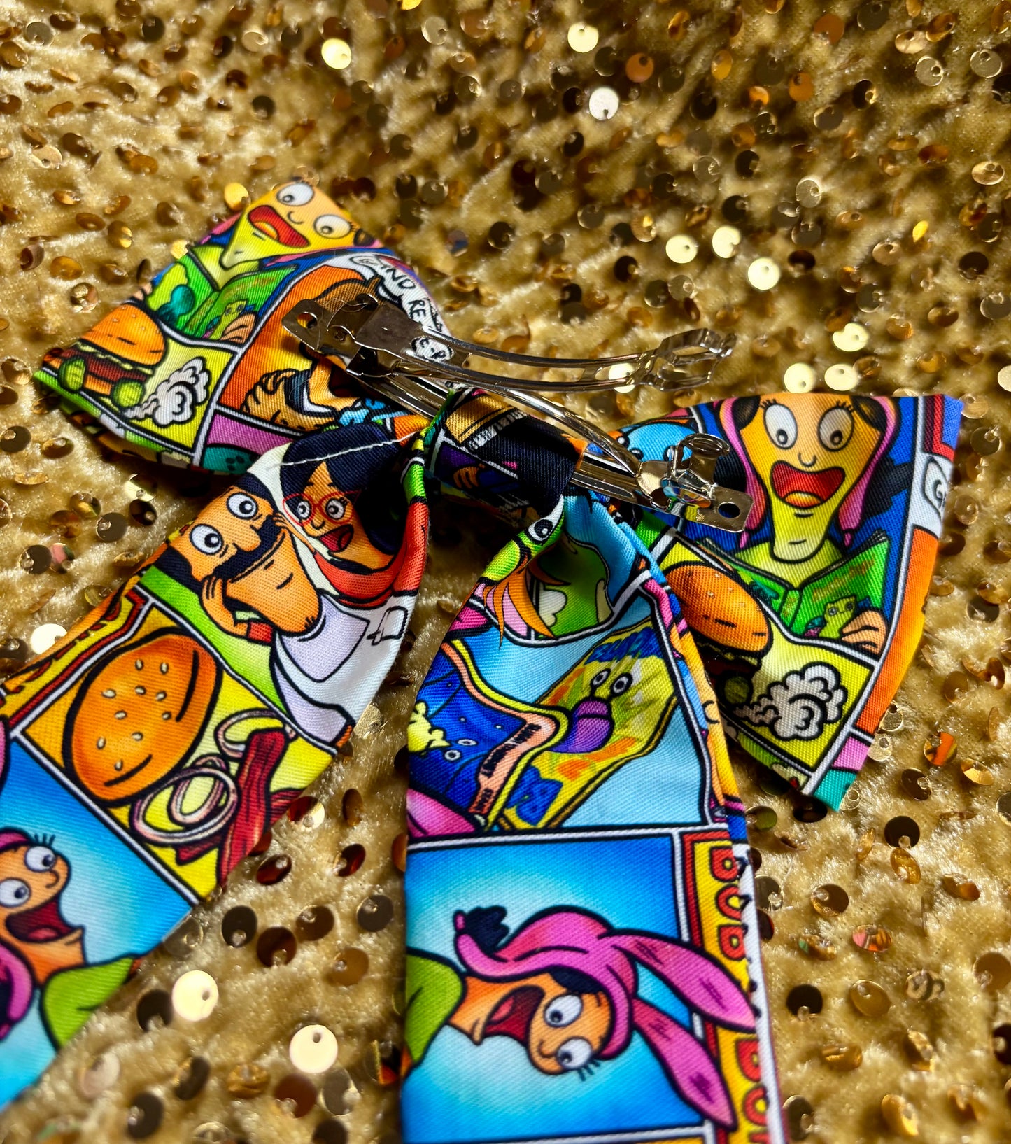 Bob's Burgers Hair Bow & Headwrap Bundle | Belcher Family Inspired | Handmade & Ready to Ship