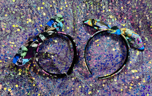 Colorful TS Twisted Bow Headband Bundle - 2 Pack