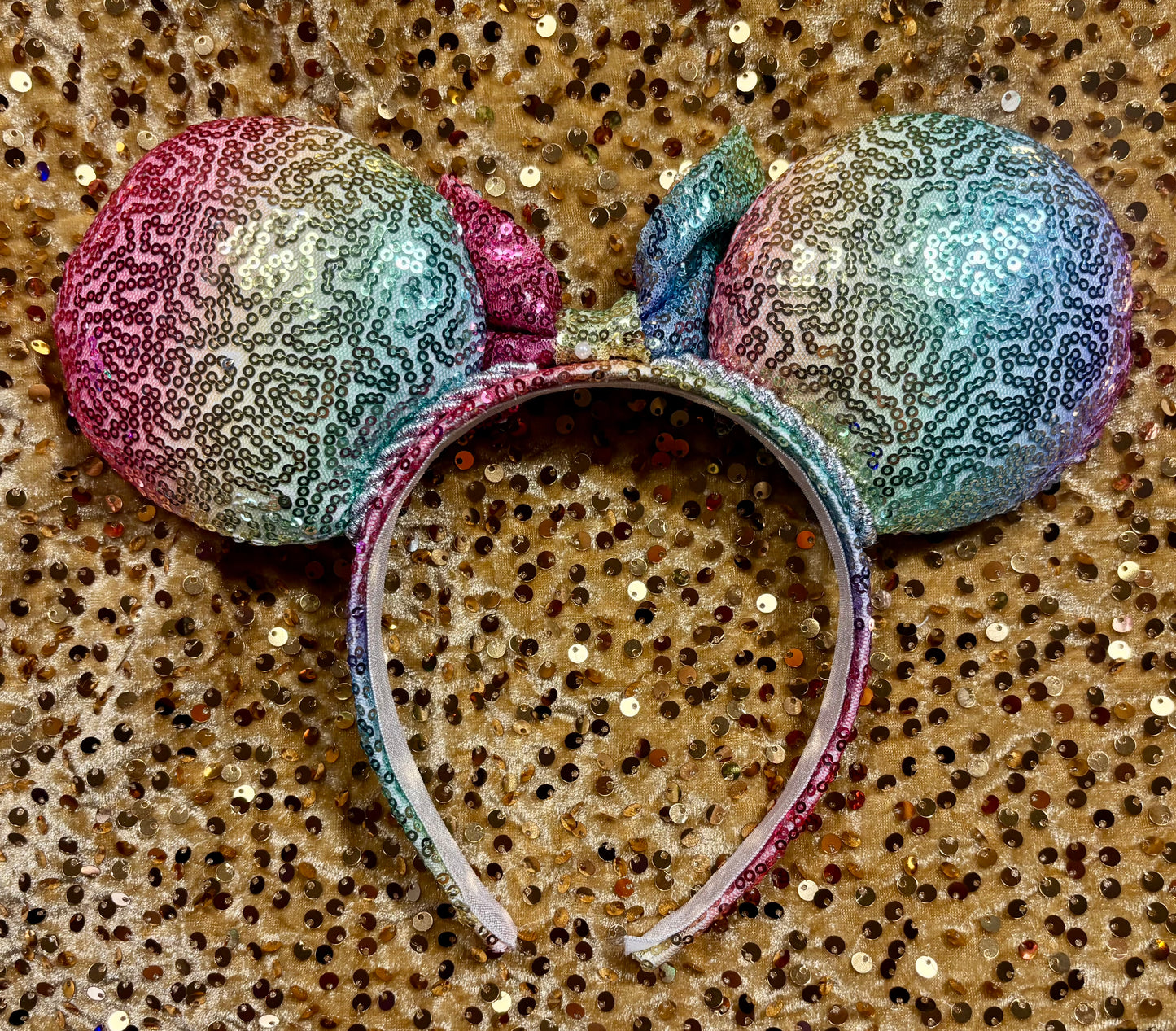 Rainbow Sequin Mouse Ears