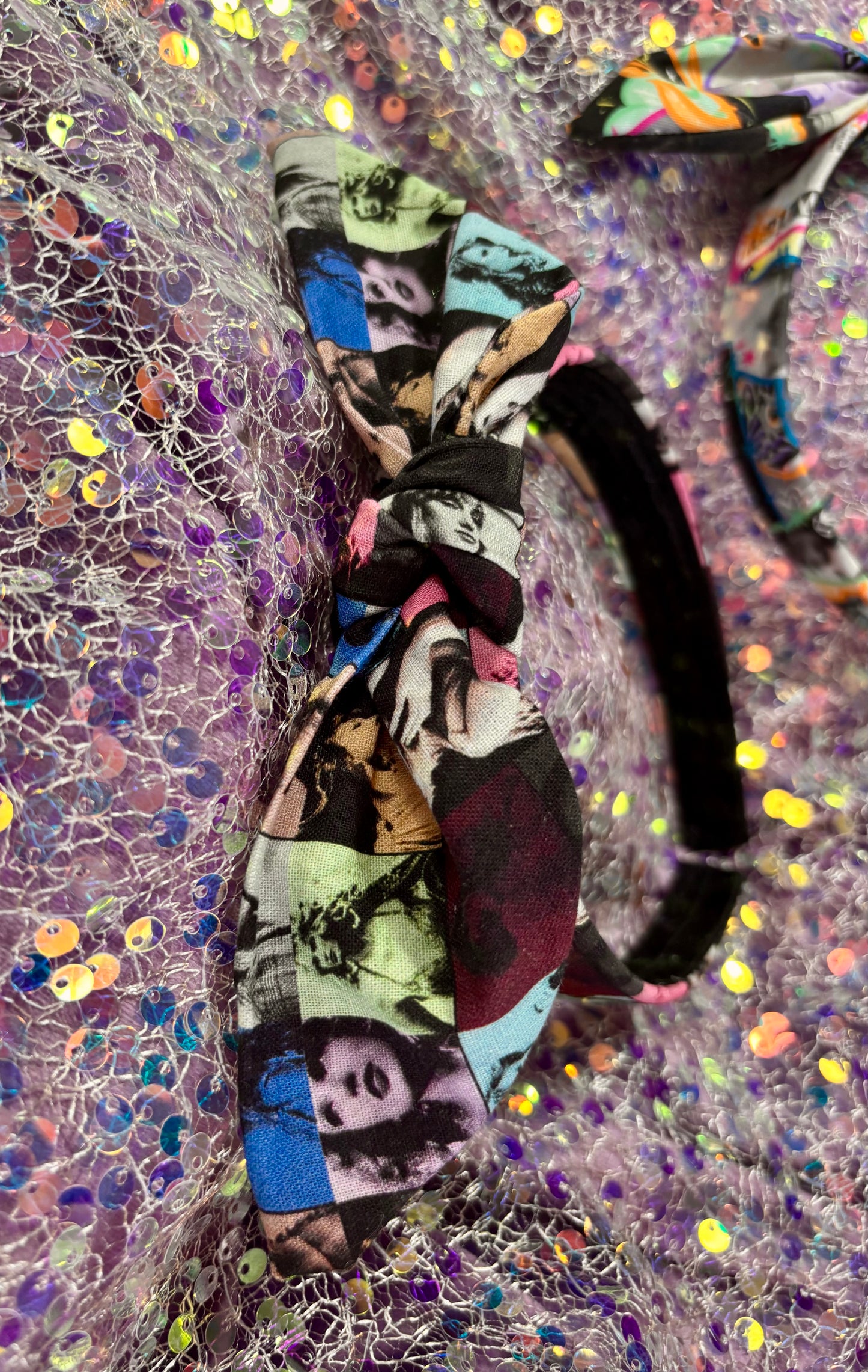 Taylor Swift Twisted Bow Headband Bundle – Eras 2.0 & Neon Taylor (2-Pack)