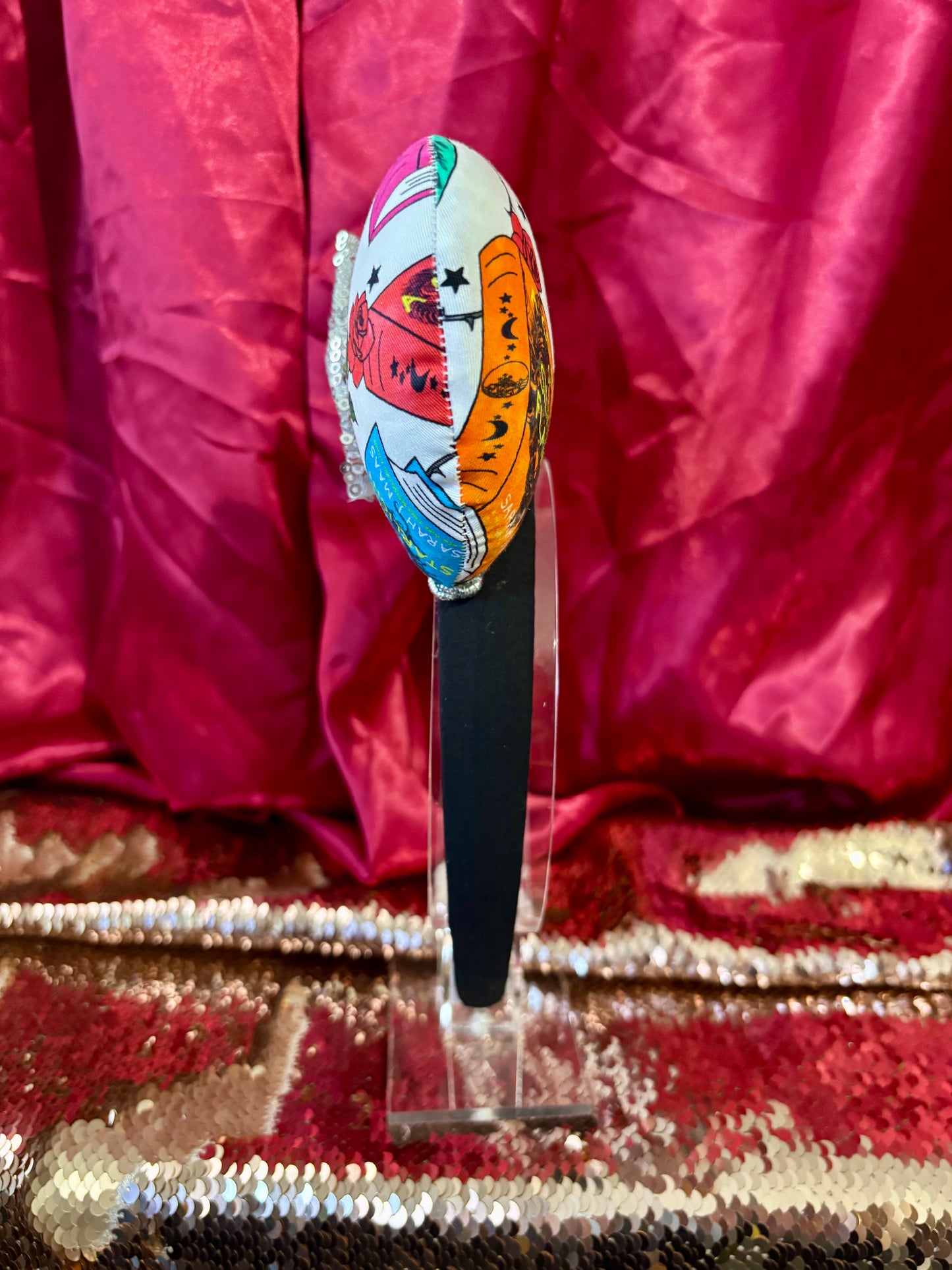 ACOTAR Inspired Mouse Ears | Handmade A Court of Thorns and Roses Disney Headband with Sequin Bow