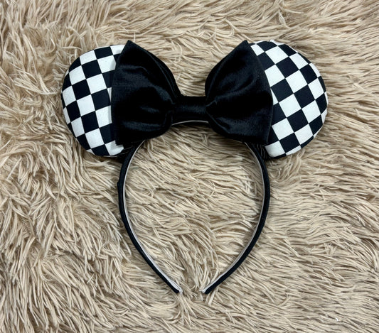 Checkered Ear Headband