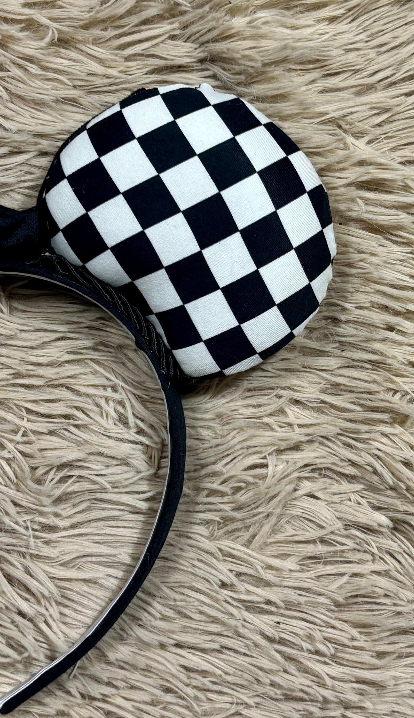 Checkered Ear Headband