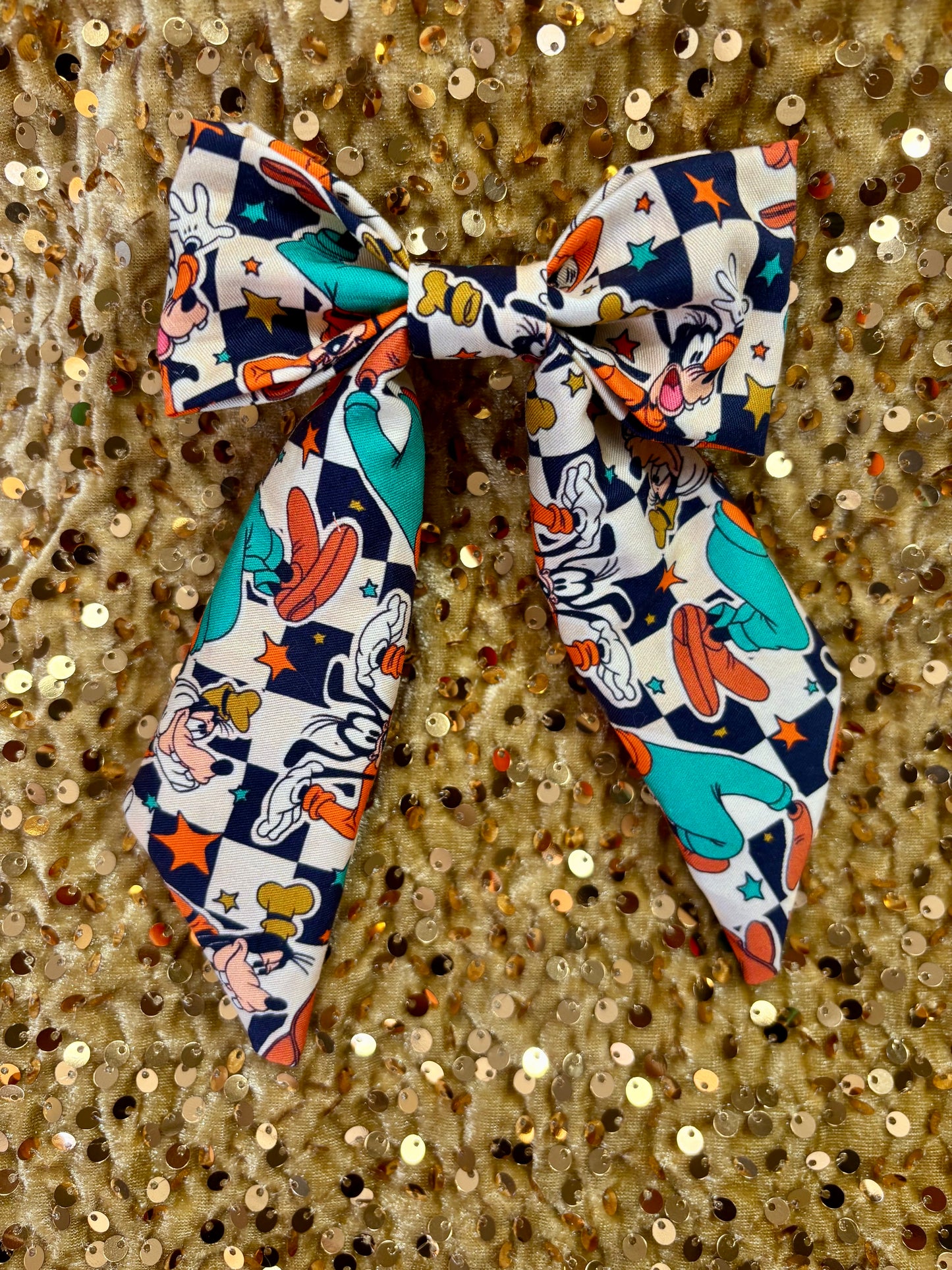 Classic Cartoon Hair Bow Bundle | 2-Piece Steamboat Willie Inspired Set | Handmade & Ready to Ship