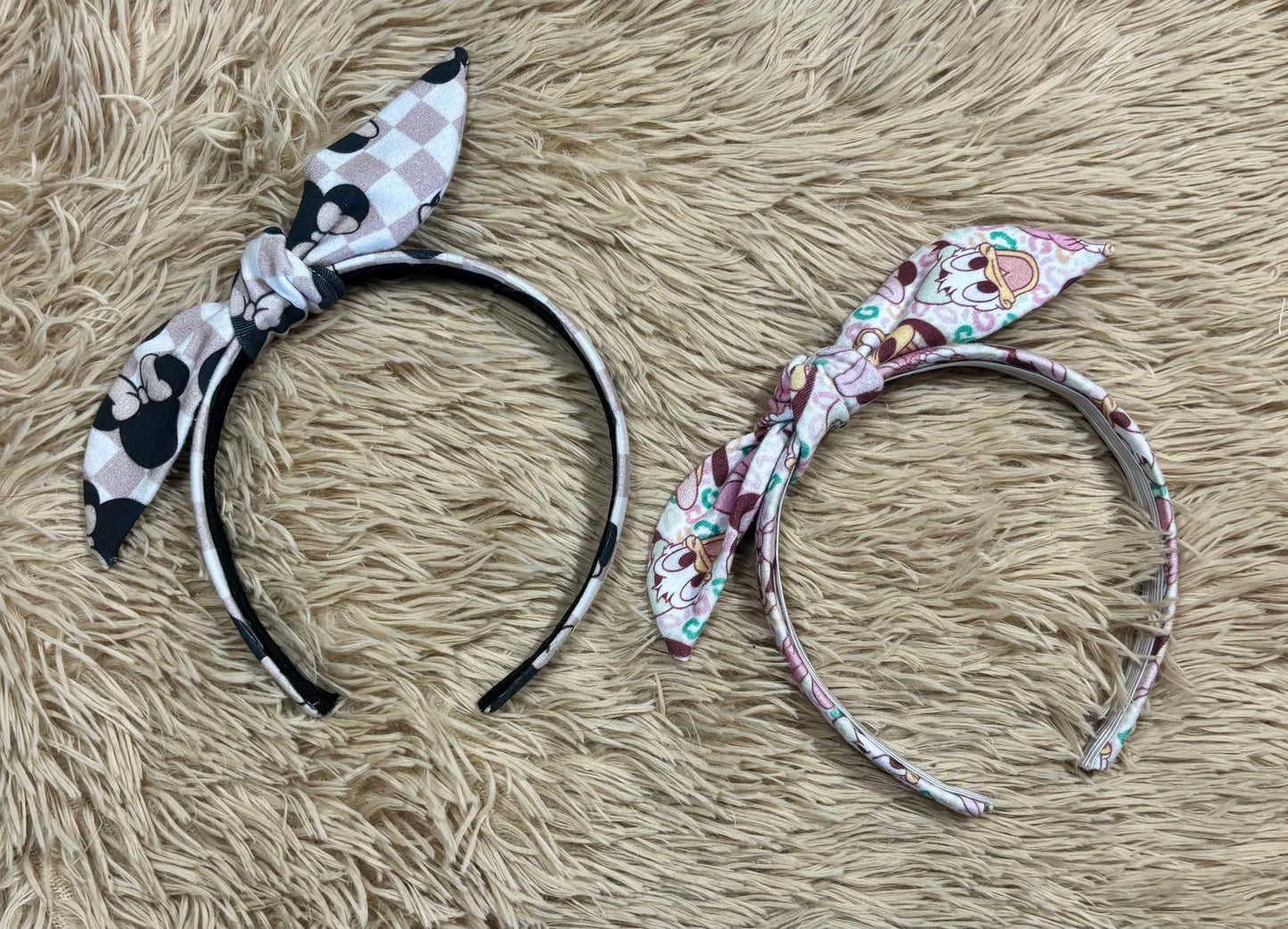 Park Lovers Knotted Bow Headband Bundle | Handmade 2-Pack