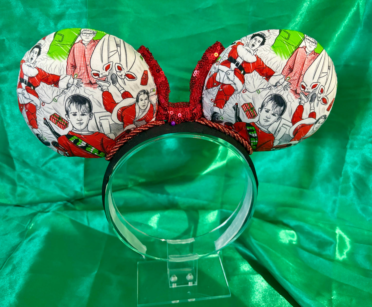 Christmas Classics Mouse Ears – Handmade Disney-Inspired Holiday Headband