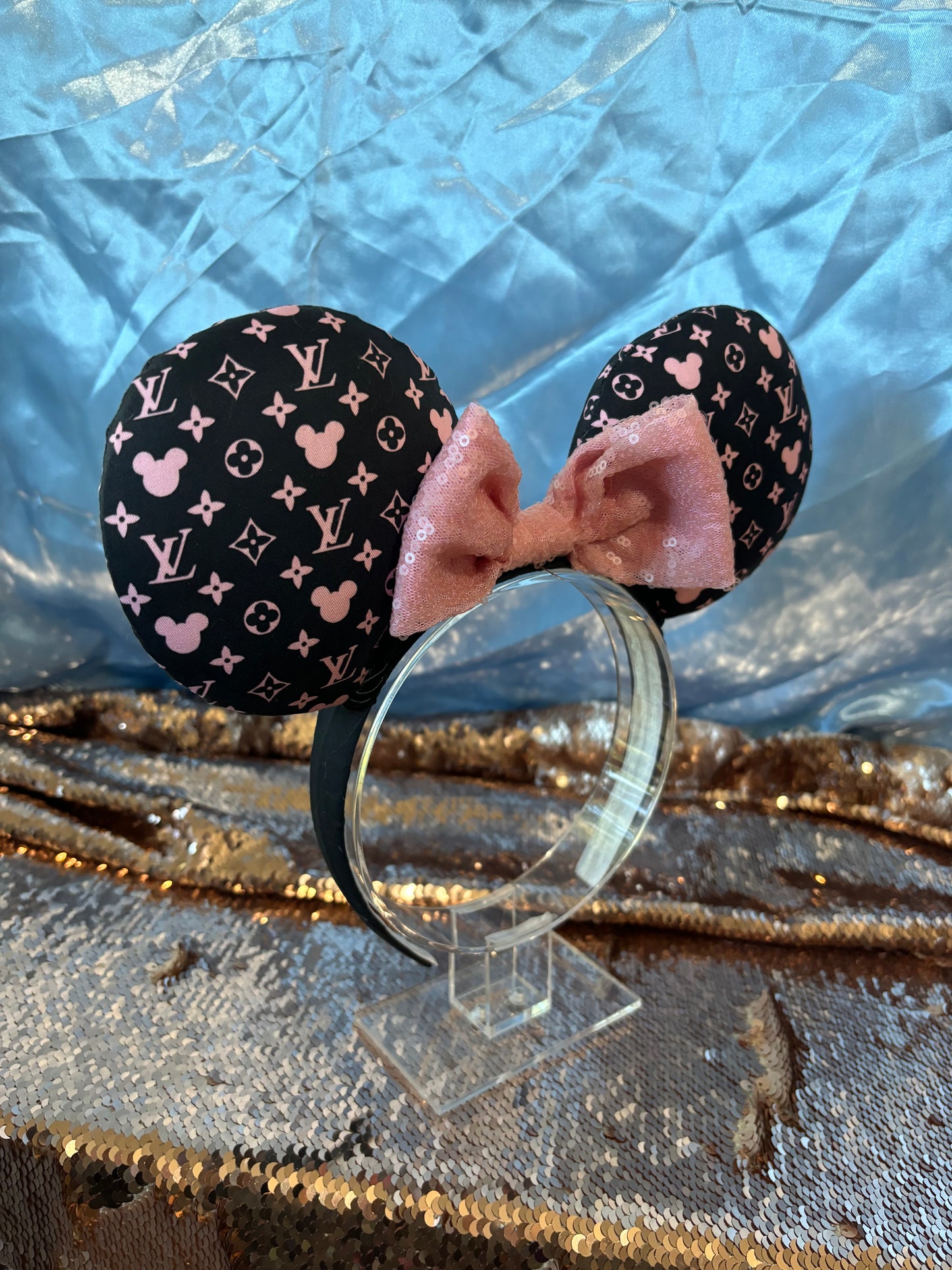 Black and Pink Mouse Ears