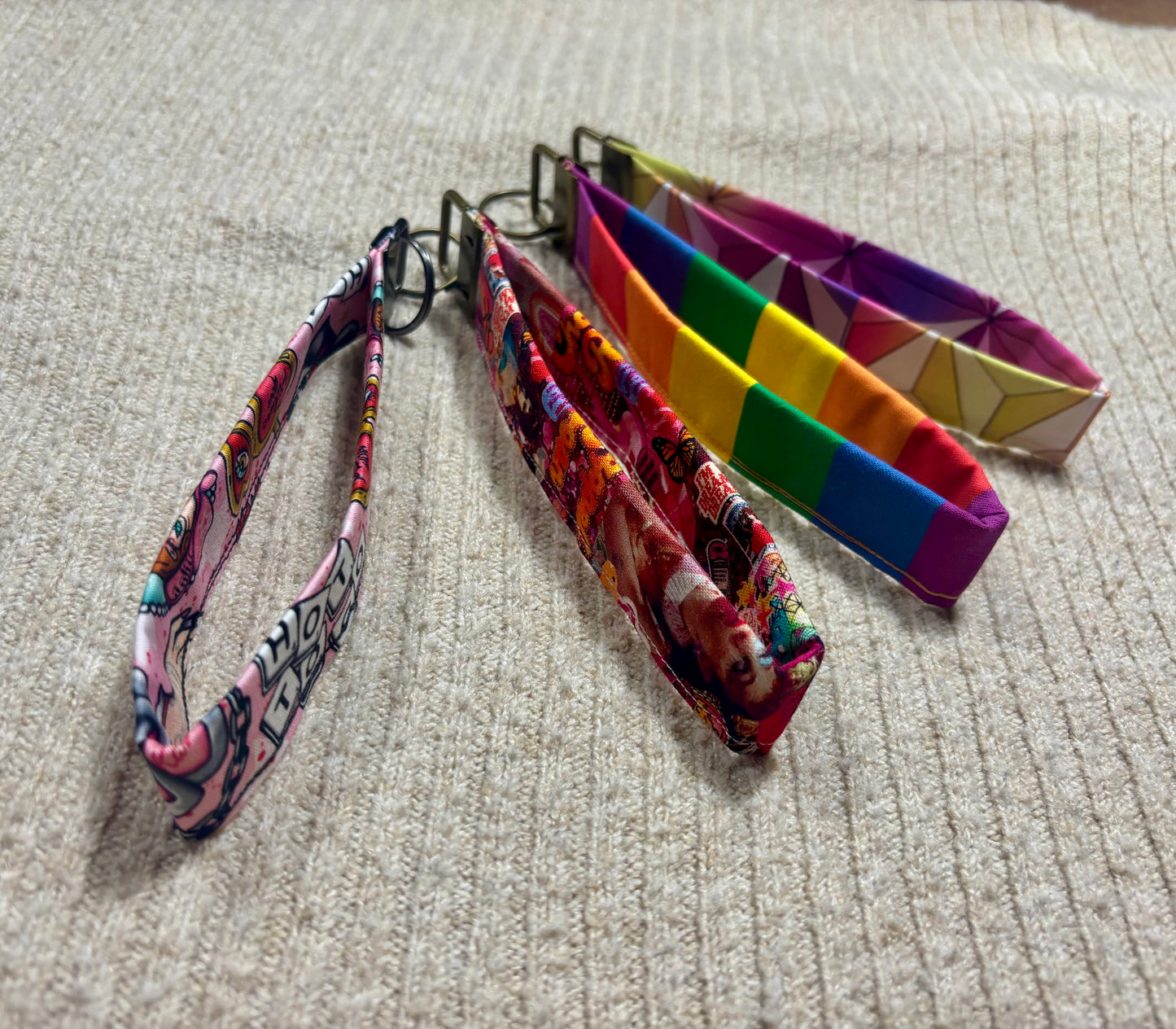 Chappell Roan Inspired Keychain Wristlet Bundle | 4-Pack Pride Set | Handmade & Ready to Ship