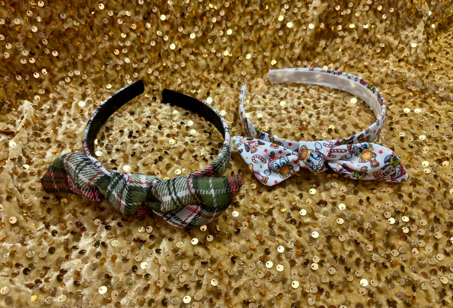Christmas Pals Knotted Bow Headband Bundle – Handmade Holiday Headbands