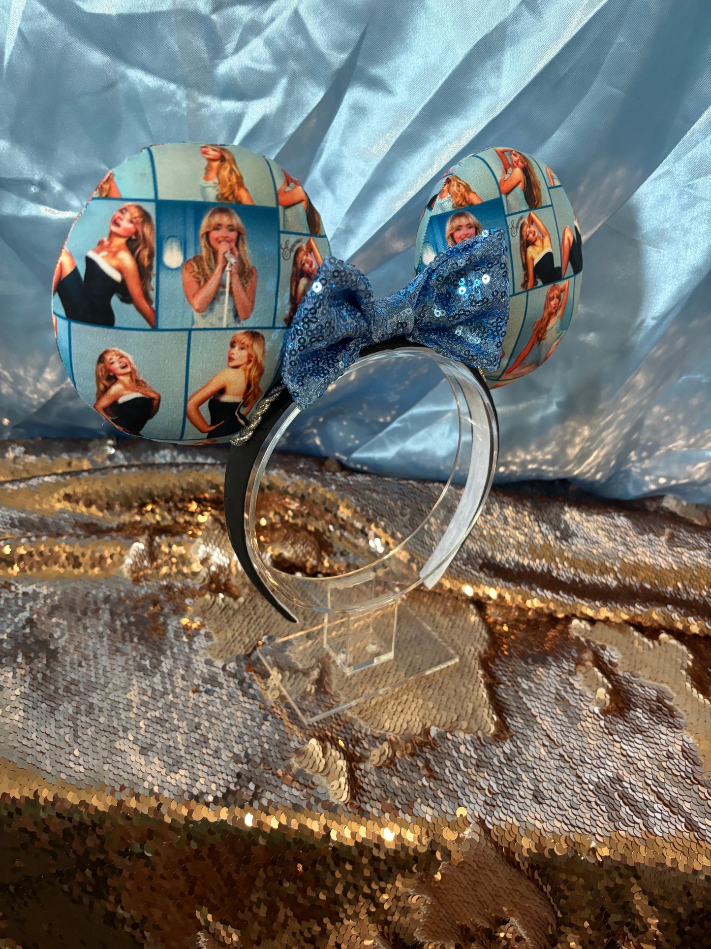 Espresso Dreams Mouse Ears – Handmade Sabrina Carpenter-Inspired Disney Headband