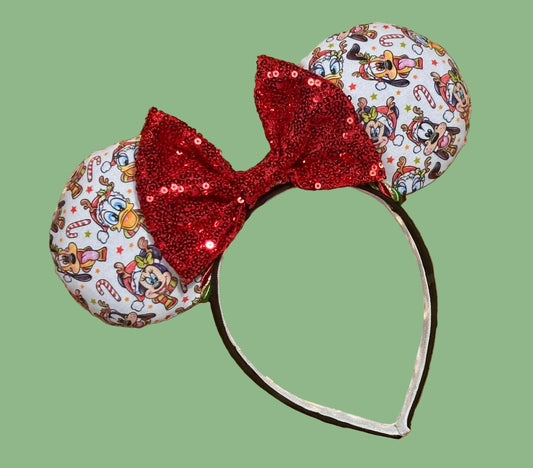 Christmas Pals Handmade Ear Headband