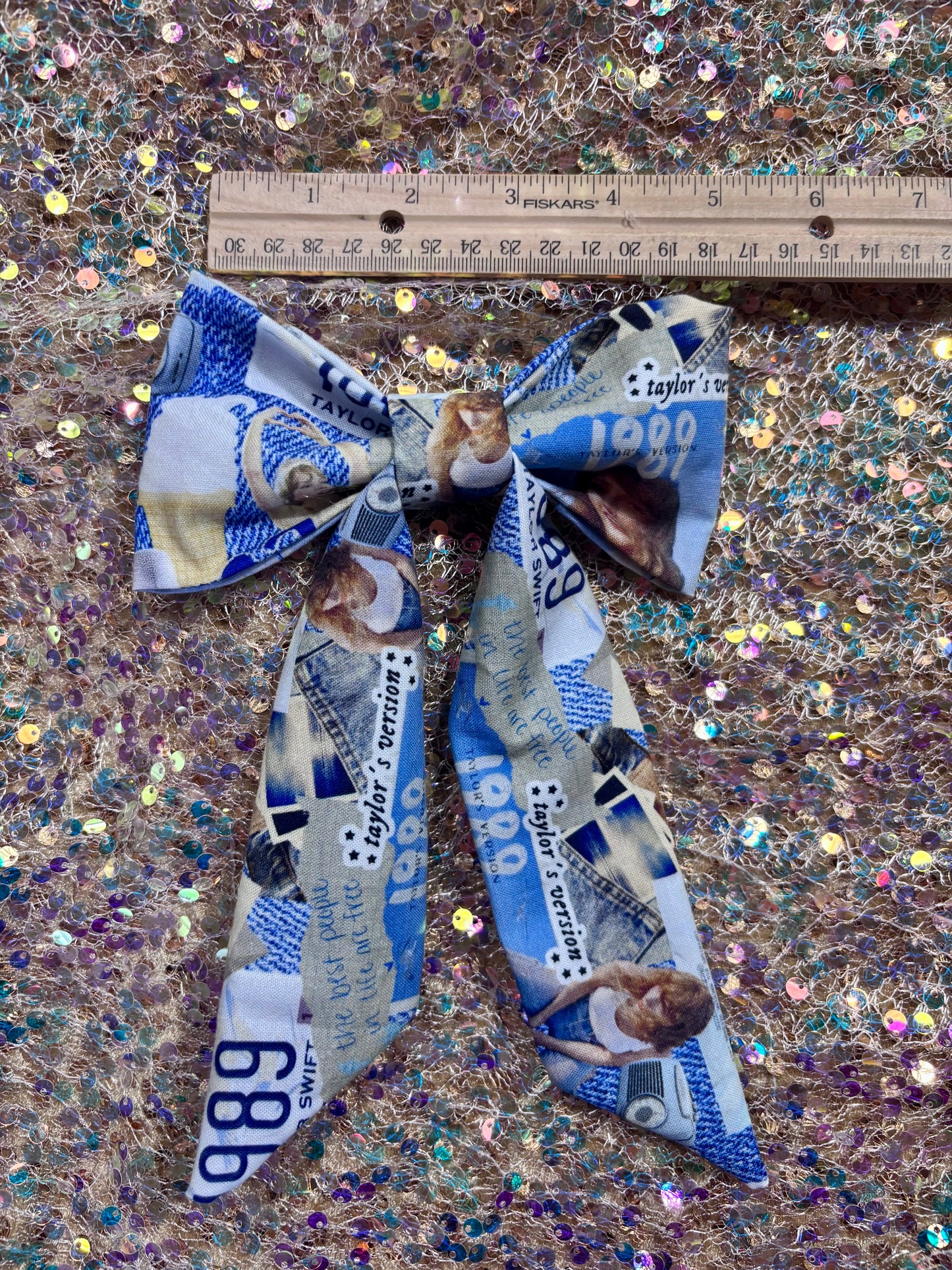 Taylor Swift Eras Hair Bow Bundle – Handmade 4-Pack (89, Pop Covers, Eras 2.0 & The Tour)