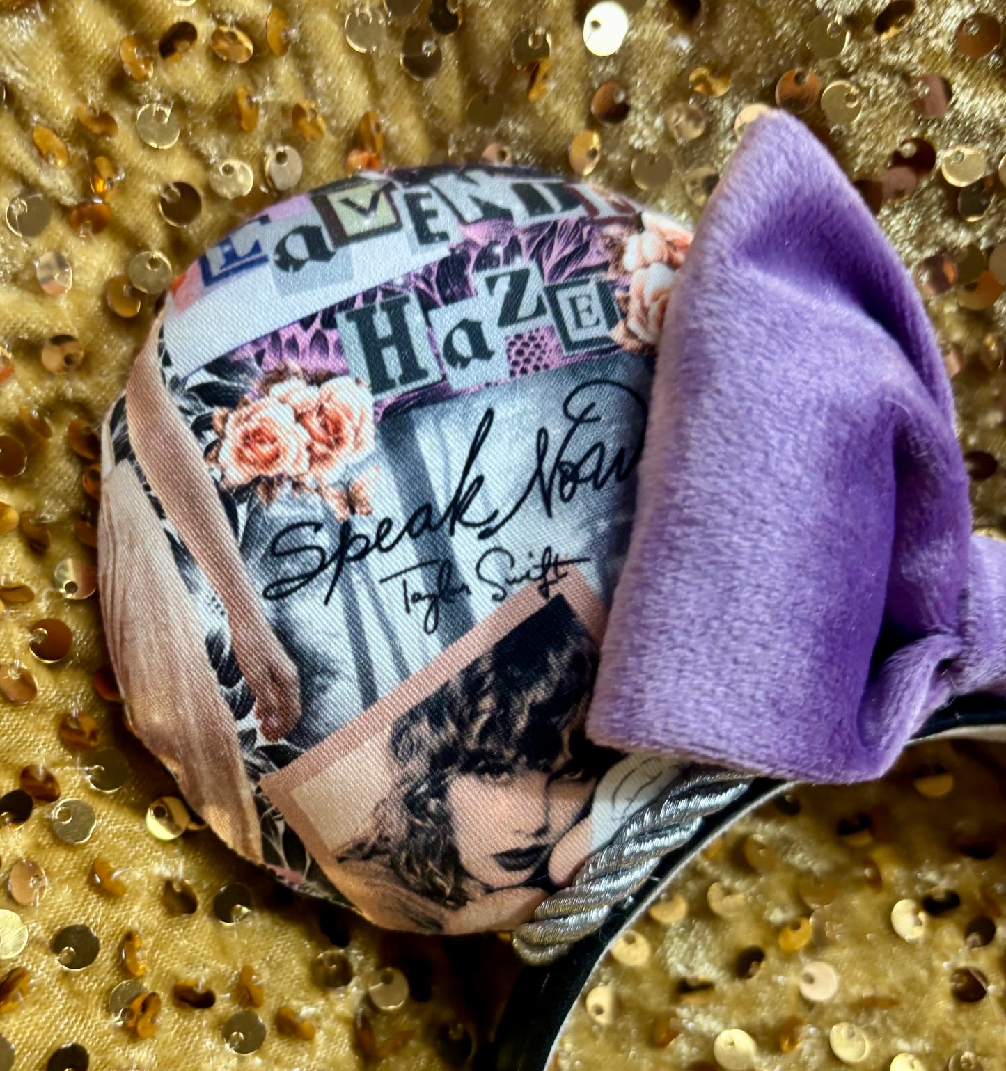 Lavender Haze Mouse Ears Headband | Taylor Swift Inspired Swiftie Disney Ears | Ready to Ship