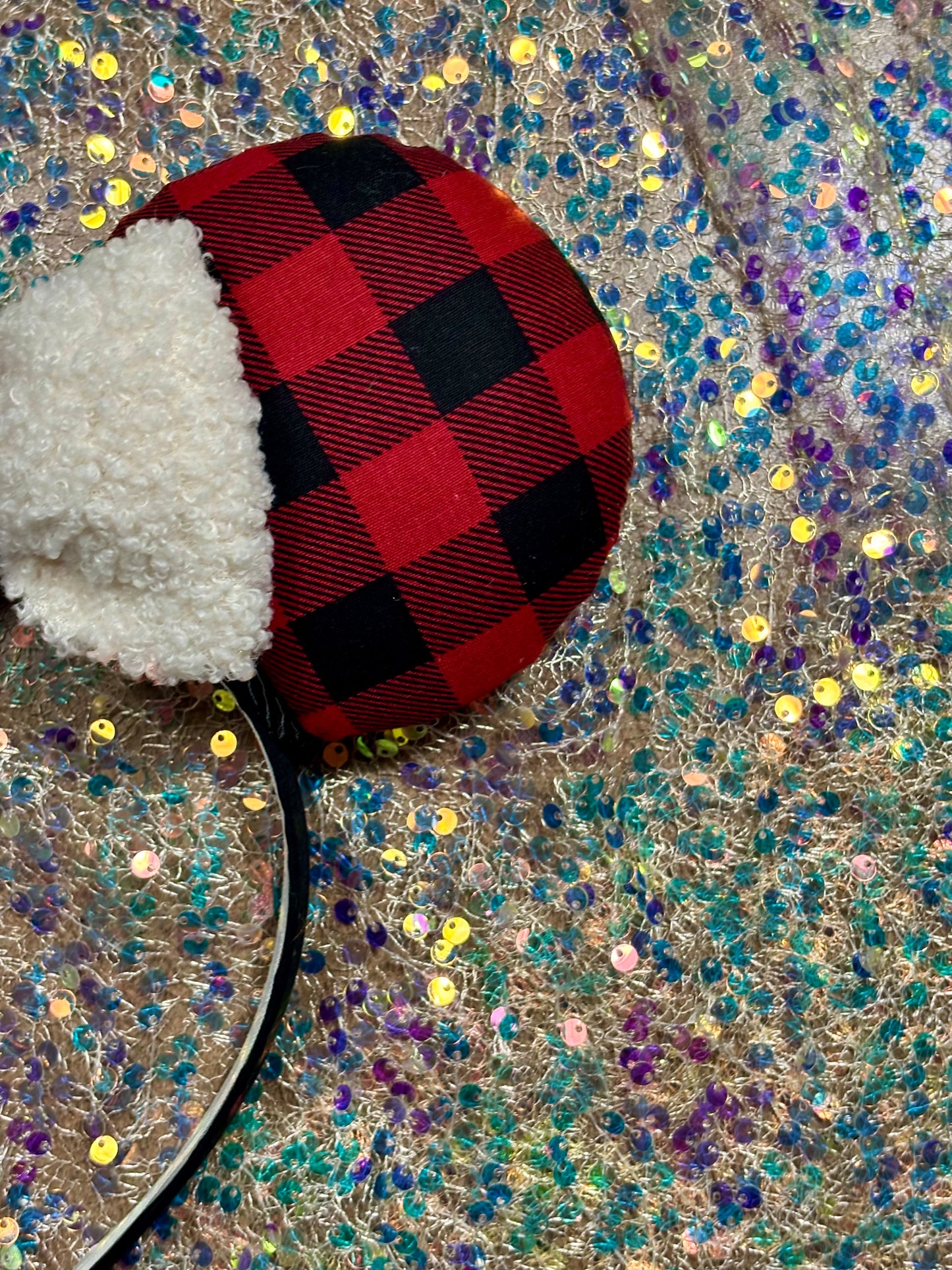 Buffalo Plaid Mouse Ears – Handmade Disney Headband