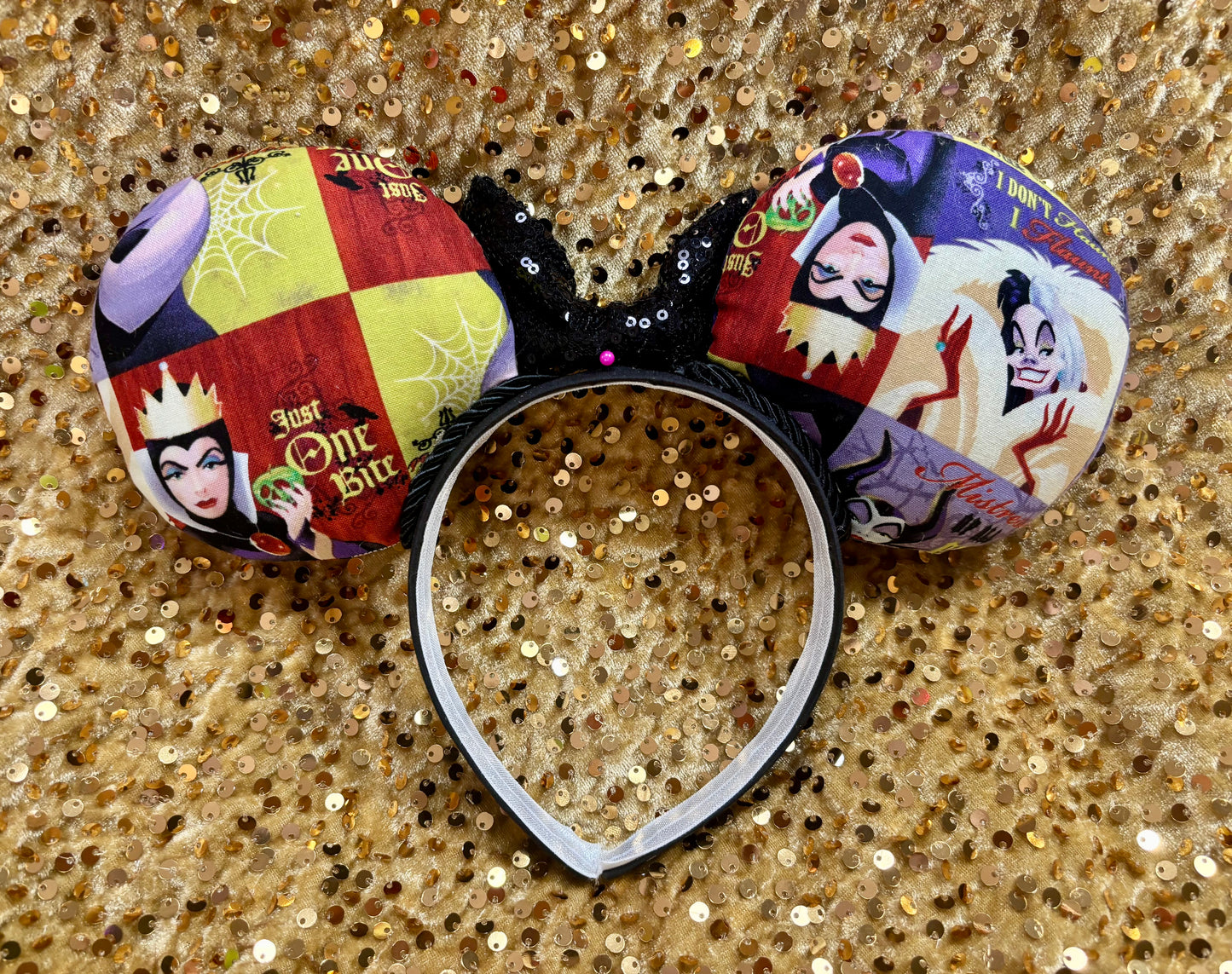 Disney Villains Mouse Ears Headband | Cruella, Ursula & Maleficent | Ready to Ship