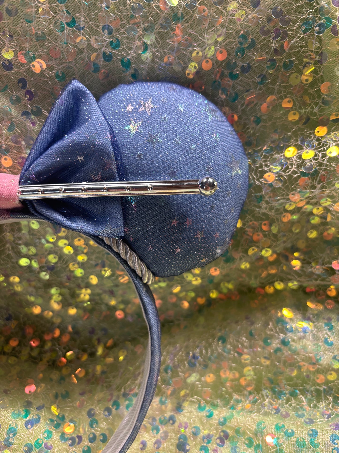 Sleeping Beauty Mouse Ears | Make It Pink Make It Blue Iridescent Star Headband