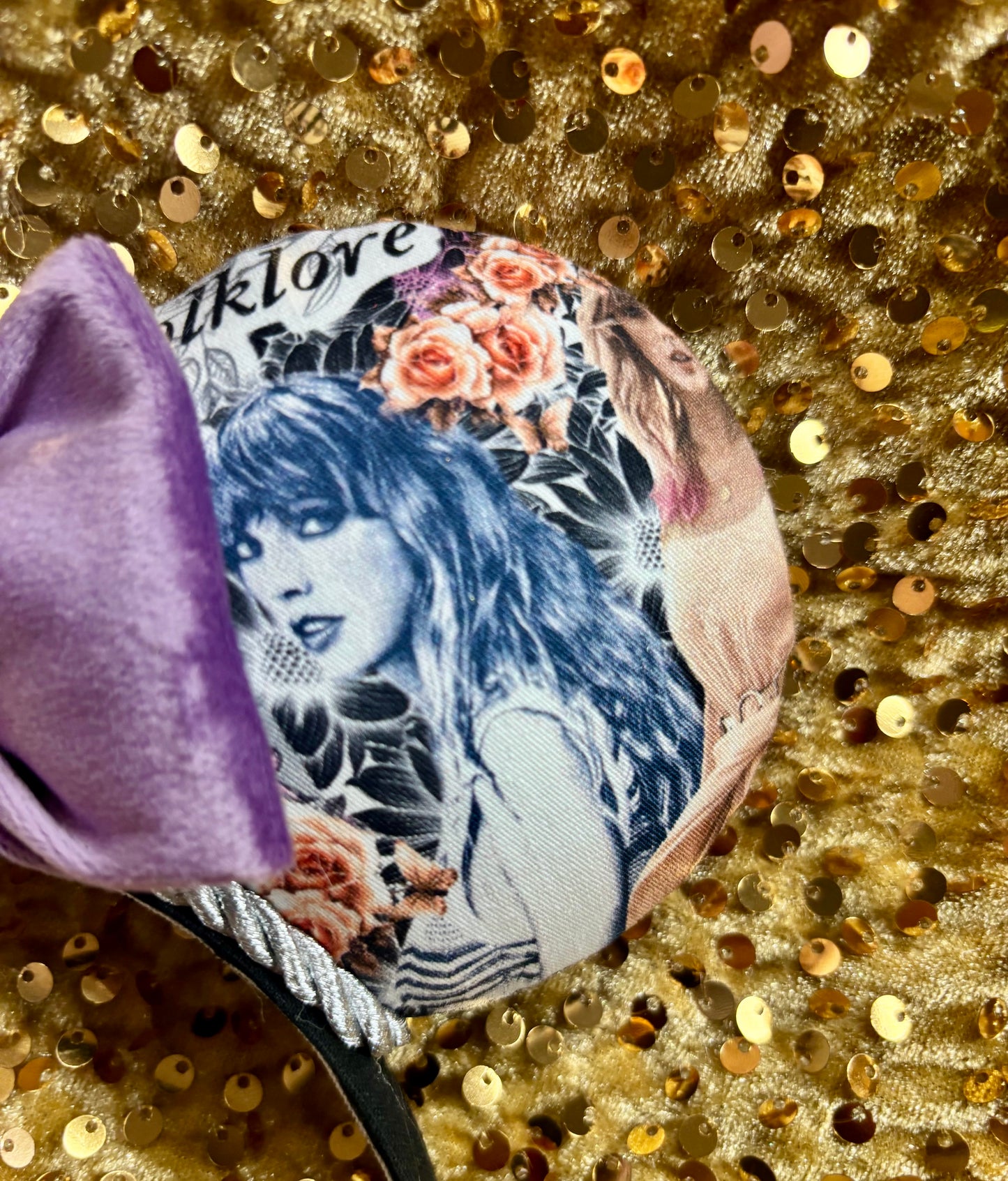 Lavender Haze Mouse Ears Headband | Taylor Swift Inspired Swiftie Disney Ears | Ready to Ship