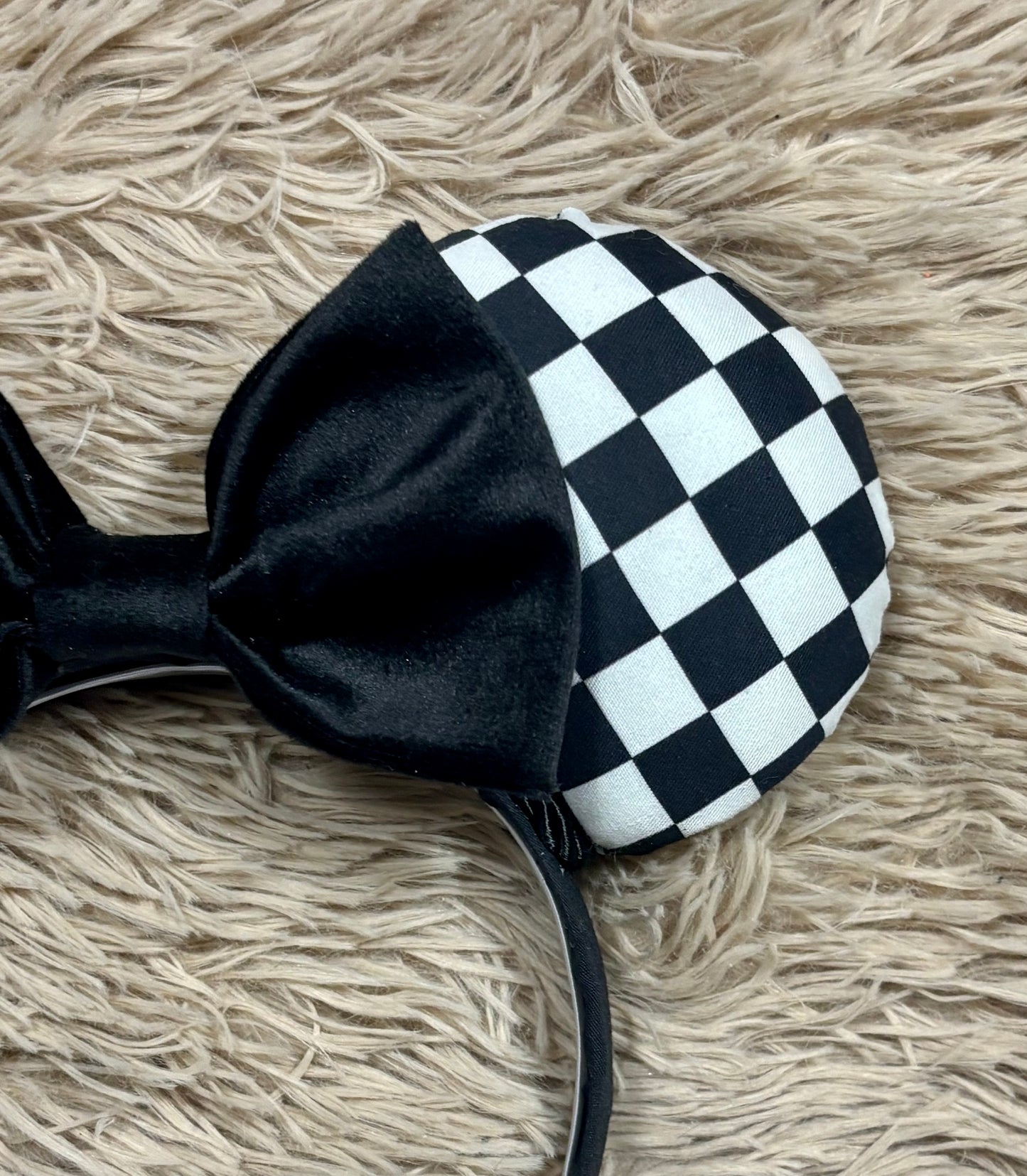 Checkered Ear Headband