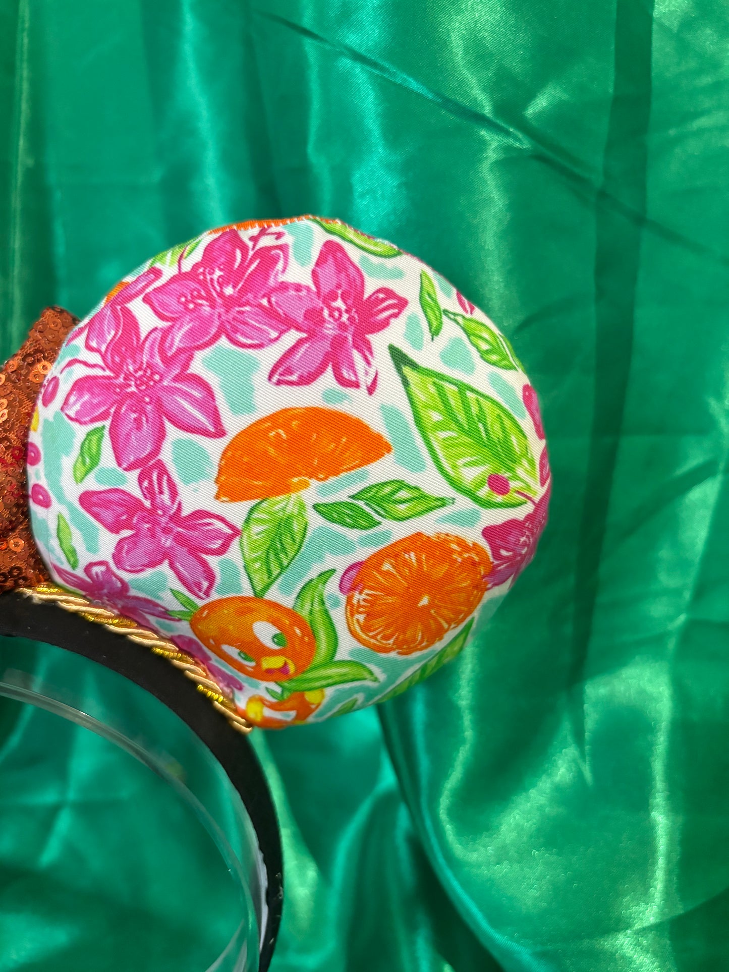 Orange Bird Mouse Ears