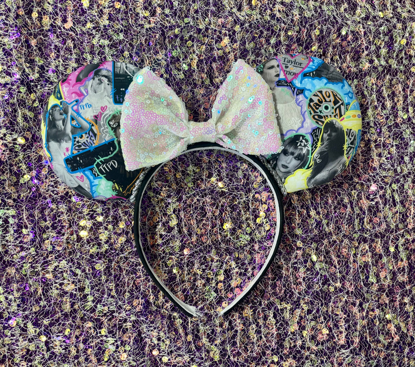 Neon Pop-Inspired Ear Headband – Handmade