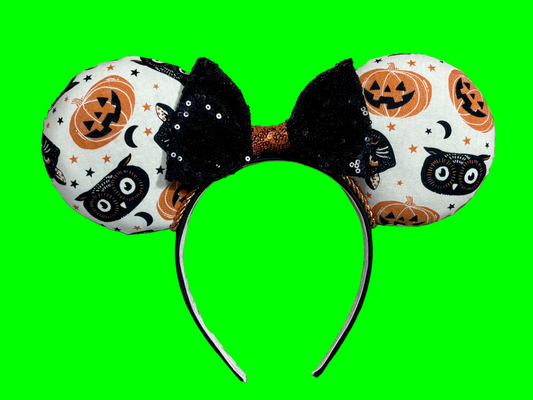 Spooky Cats and Pumpkin Ears
