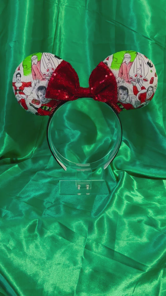 Christmas Classics Mouse Ears – Handmade Disney-Inspired Holiday Headband