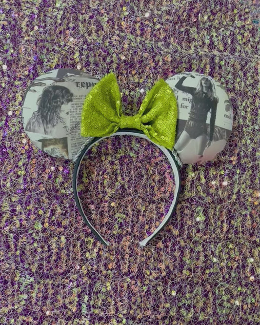 Are You Ready For It Mouse Ears – Handmade Headband