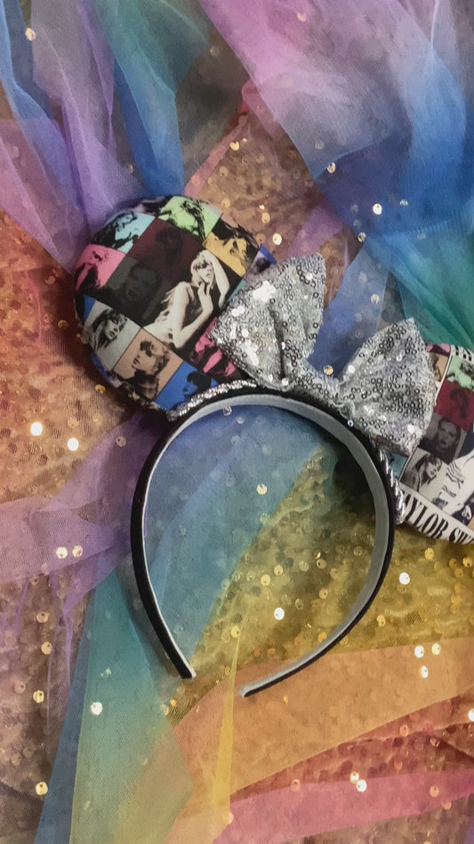 Eras Mashup Mouse Ears - Taylor Swift Disney Mickey Ear Headband
