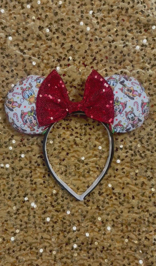 Christmas Pals Handmade Ear Headband