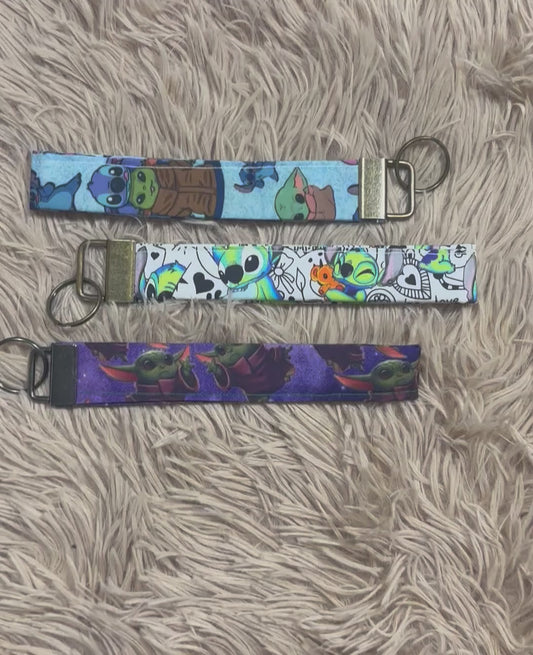 Little Buddies 3 pack Keychain Wristlet Bundle