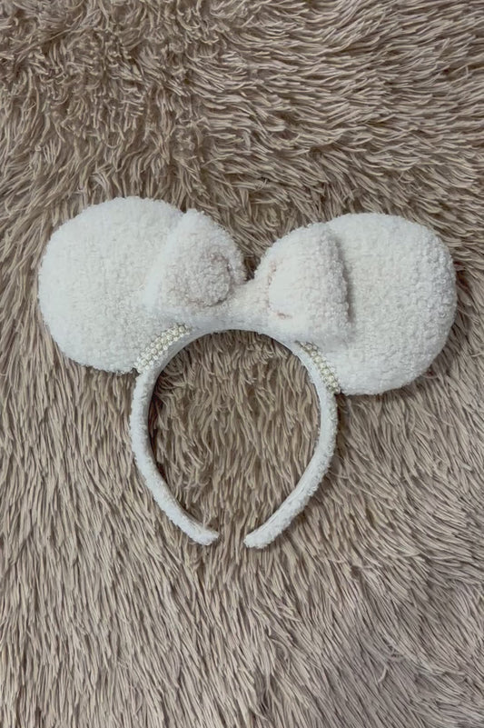 Cream Fuzzy Ears