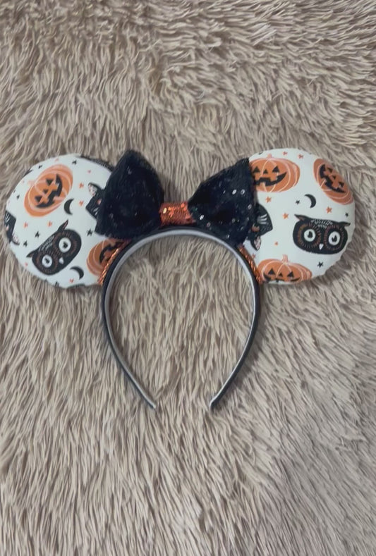 Spooky Cats and Pumpkin Ears