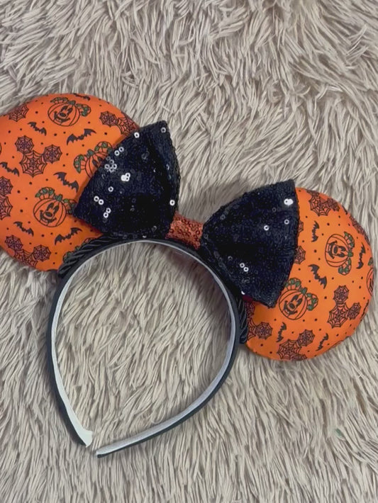 Pumpkin Ears Headband | Halloween Ears